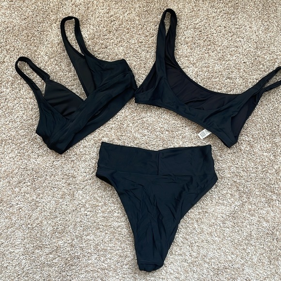 Aerie bikini set - 2 tops and 1 bottom - all size S - Picture 2 of 7